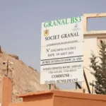 Carrière Granal BS3 — panneau d'exploitation, Ziaida-Benslimane